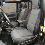 Neoprene seat cover set black/charcoal Smittybilt GEN2