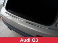 Nerezová ochranná lišta zadního nárazníku Audi Q3  2011-2015