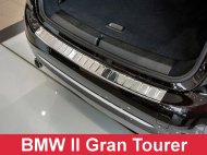 Nerezová ochranná lišta zadního nárazníku BMW 2 GRAN TOURER 2015-