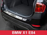 Nerezová ochranná lišta zadního nárazníku BMW X1/E84 5d 2012-10/2015