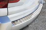 Nerezová ochranná lišta zadního nárazníku BMW X3 E83 2006-2010 střábrná