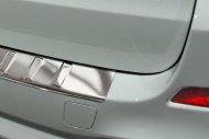 Nerezová ochranná lišta zadního nárazníku BMW X6/E71 2009-2014 stříbrná