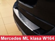 Nerezová ochranná lišta zadního nárazníku Mercedes-Benz ML W164 08-11