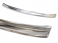 Nerezová ochranná lišta zadního nárazníku pro AUDI  Q8 2018- stříbrná