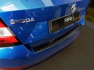 Nerezová ochranná lišta zadního nárazníku Škoda Fabia III 18- grafitová