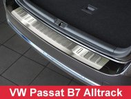 Nerezová ochranná lišta zadního nárazníku VW PASSAT B7 AllTrack 2012-2014