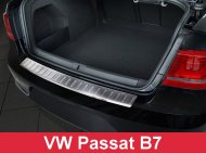 Nerezová ochranná lišta zadního nárazníku VW PASSAT B7 Sedan 2010-2014