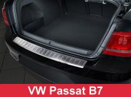 Nerezová ochranná lišta zadního nárazníku VW PASSAT B7 Sedan 2010-2014
