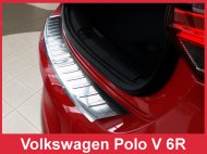 Nerezová ochranná lišta zadního nárazníku VW Polo V 6R 09-14