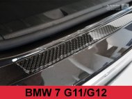 Ochranná lišta zadního nárazníku  BMW 7 G11/G12 15- Carbon (černý)