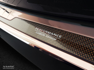 Ochranná lišta zadního nárazníku - PERFORMANCE CARBON EDITION - BMW  X1 F48  2015-2019  měděná/mě...