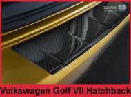 Ochranná lišta zadního nárazníku VW Golf VII 12- karbonová