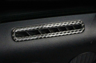 Polep karbonový průduchu topení dveří Ford Mustang 15-19
