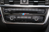 Polep karbonový ovládání rádia i klimatizace BMW F30 F34