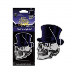 Osvěžovače vzduchu AROMA CAR MUERTOS Skull in Hat Black Oud