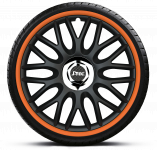 Ozdobné kryty kol, poklice 14" ORDEN ORANGE R 4ks