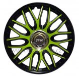 Ozdobné kryty kol, poklice 14" ORDEN GREEN BLACK 4ks