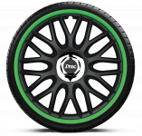 Ozdobné kryty kol, poklice 15" ORDEN GREEN R 4ks