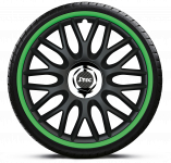 Ozdobné kryty kol, poklice 16" ORDEN GREEN R 4ks