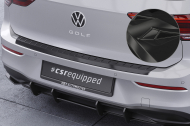 Plastová ochranná lišta zadního nárazníku CSR pro VW Golf 8 (Typ CD) - černý lesklá