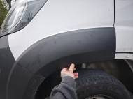 Plastové lemy blatníků Fiat Ducato III (2014- ) sada 6ks