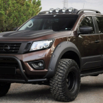 Plastové lemy blatníků pro NISSAN Navara NP300 (D23) 2014-2017 s TÜV