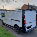 Plastové lemy blatníků pro RENAULT Trafic 2014-2018 (černý lesk) (10ks)