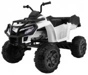 Elektrická čtyřkolka All-terrain Quad vehicle 4 x 4 bílá