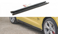 Prahové lišty Audi A1 S-Line GB černý lesklý plast