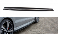 Prahové lišty Audi RS3 8V Facelift Sedan černý lesklý plast