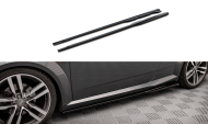 Prahové lišty Audi TT S-Line 8S černý lesklý plast