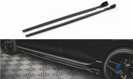 Prahové lišty + Flaps V.2 Volkswagen Golf R Mk8 černý lesklý plast