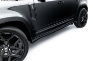 Prahové lišty Land Rover Defender 110 Mk4 černý lesklý plast
