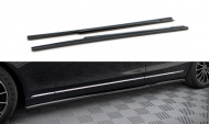 Prahové lišty Mercedes-Benz S W222 černý lesklý plast