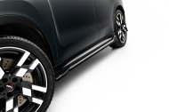 Prahové lišty Mini Countryman JCW U25 černý lesklý plast