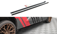 Prahové lišty Peugeot Partner Mk3 carbon look