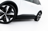 Prahové lišty Renault Megane E-Tech Electric Mk1 černý lesklý plast