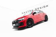 Prahové lišty Street pro Audi RSQ8 Mk1 Facelift černé leské