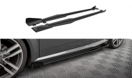 Prahové lišty Street pro + flaps Audi TT S / S-Line 8S černo červené