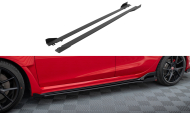 Prahové lišty Street pro + flaps Honda Civic Type-R Mk 11 černo červené