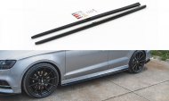 Prahové lišty V.2 Audi S3 Sedan 8V Facelift carbon look