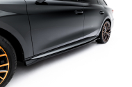 Prahové lišty V.2 Cupra Leon ST / Hatchback Aero Mk1 / Mk1 Facelift černý lesklý plast