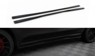 Prahové lišty V.2 Mercedes-Benz GLC Coupe AMG-Line C253 černý lesklý plast