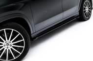Prahové lišty V.2 Mercedes-Benz GLS AMG-Line X167 Facelift černý lesklý plast