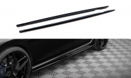 Prahové lišty V.3 Volkswagen Golf R Mk8 černý lesklý plast