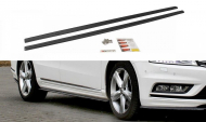 Prahové lišty Vw Passat B7 R-Line 2010- 2014 matný plast