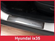 Prahové ochranné nerezové lišty Avisa Hyundai ix35 2010 - Exclusive