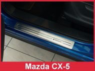 Prahové ochranné nerezové lišty Avisa Mazda CX-5 2012-2017 - Exklusive