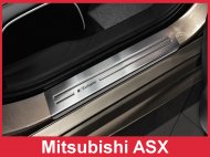 Prahové ochranné nerezové lišty Avisa Mitsubishi ASX 2010-2017 - Exclusive