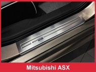 Prahové ochranné nerezové lišty Avisa Mitsubishi ASX 2010-2017 - Special edition